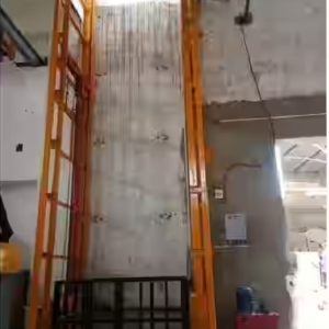 lift tech double mast hydraulic goods lift